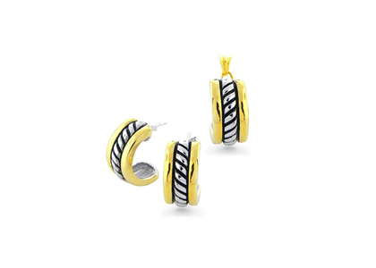 2 Tone Plated | Fashion Pendant Sets